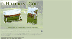 Desktop Screenshot of hillcrestgolf.net